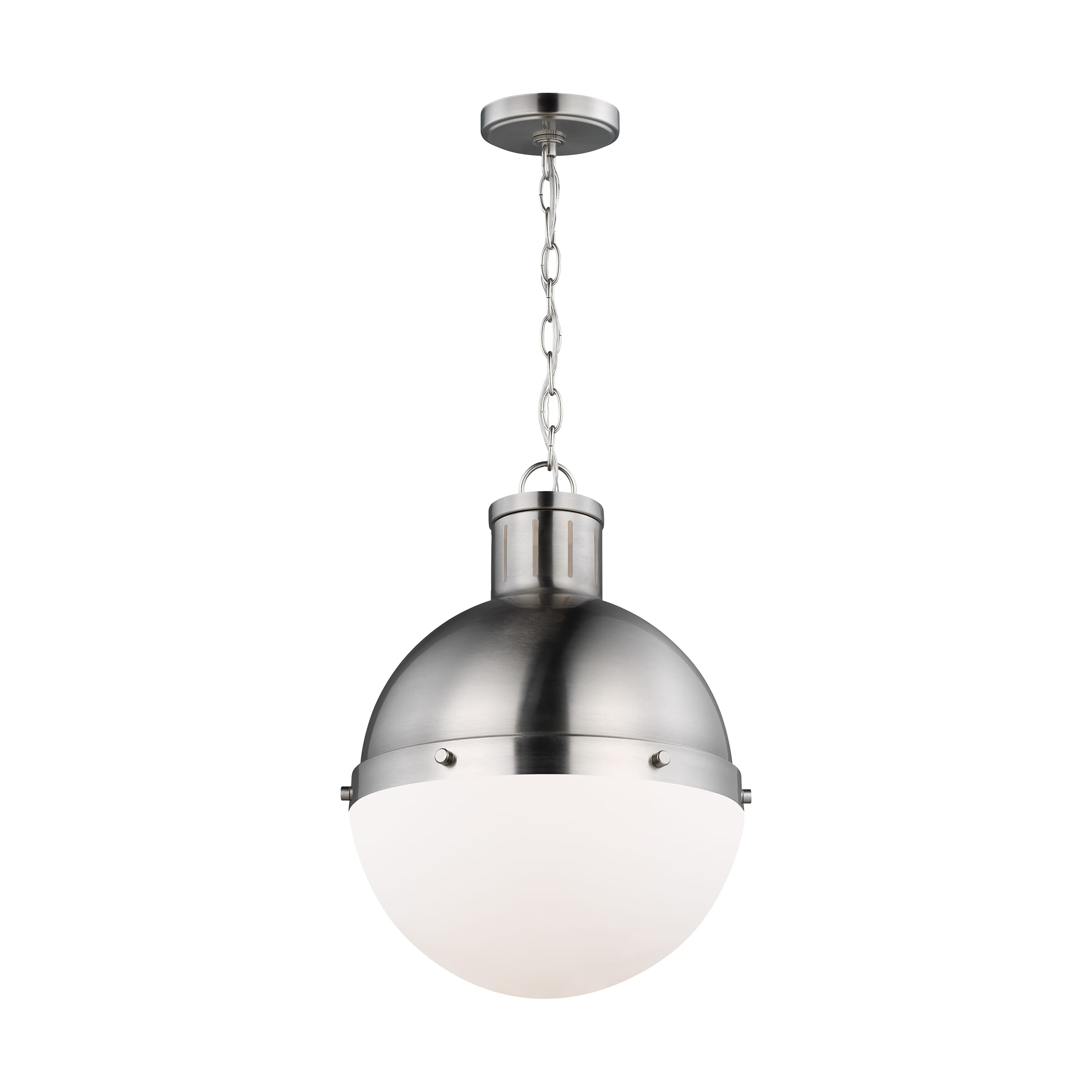Sea Gull Hanks LED Pendant Light in Brushed Nickel
