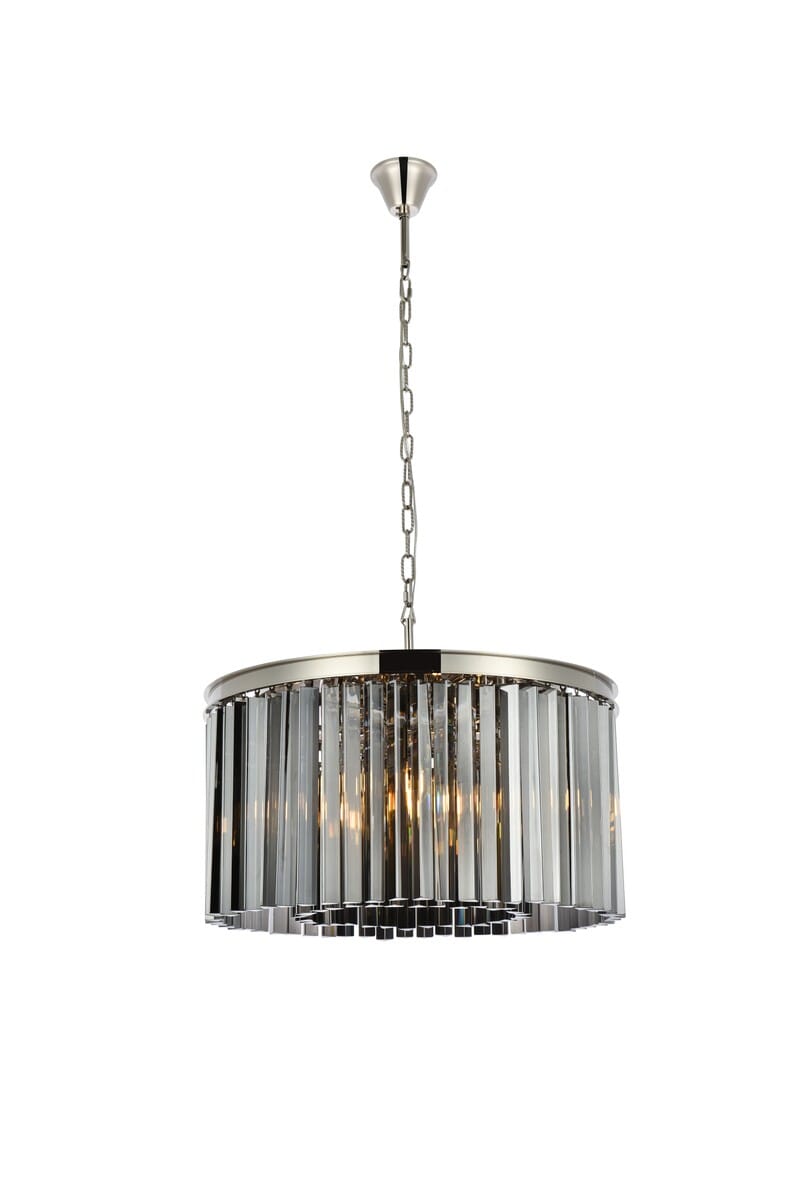 Sydney 8-Light Chandelier in Polished Nickel