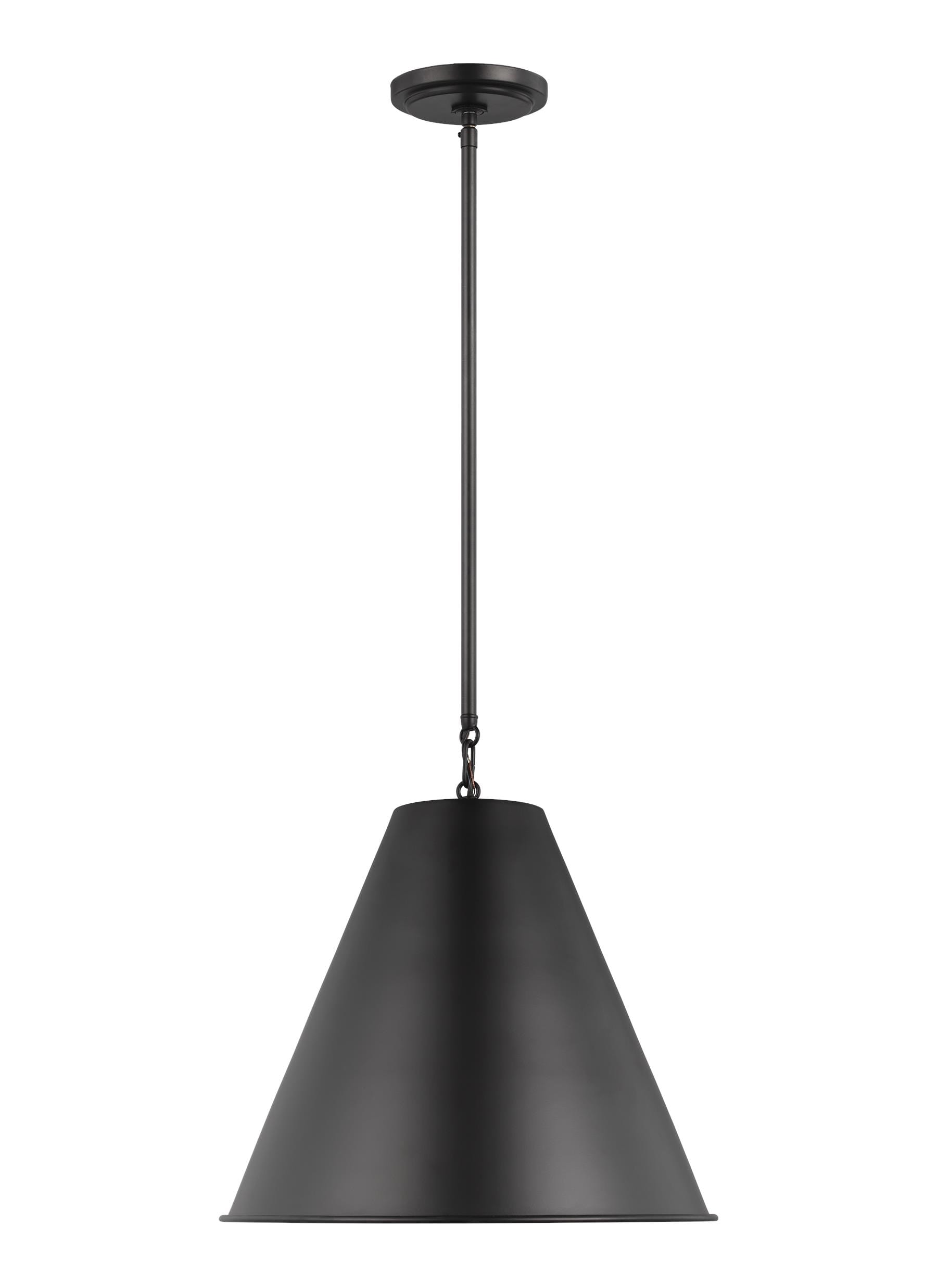 Sea Gull Gordon LED Pendant Light in Midnight Black