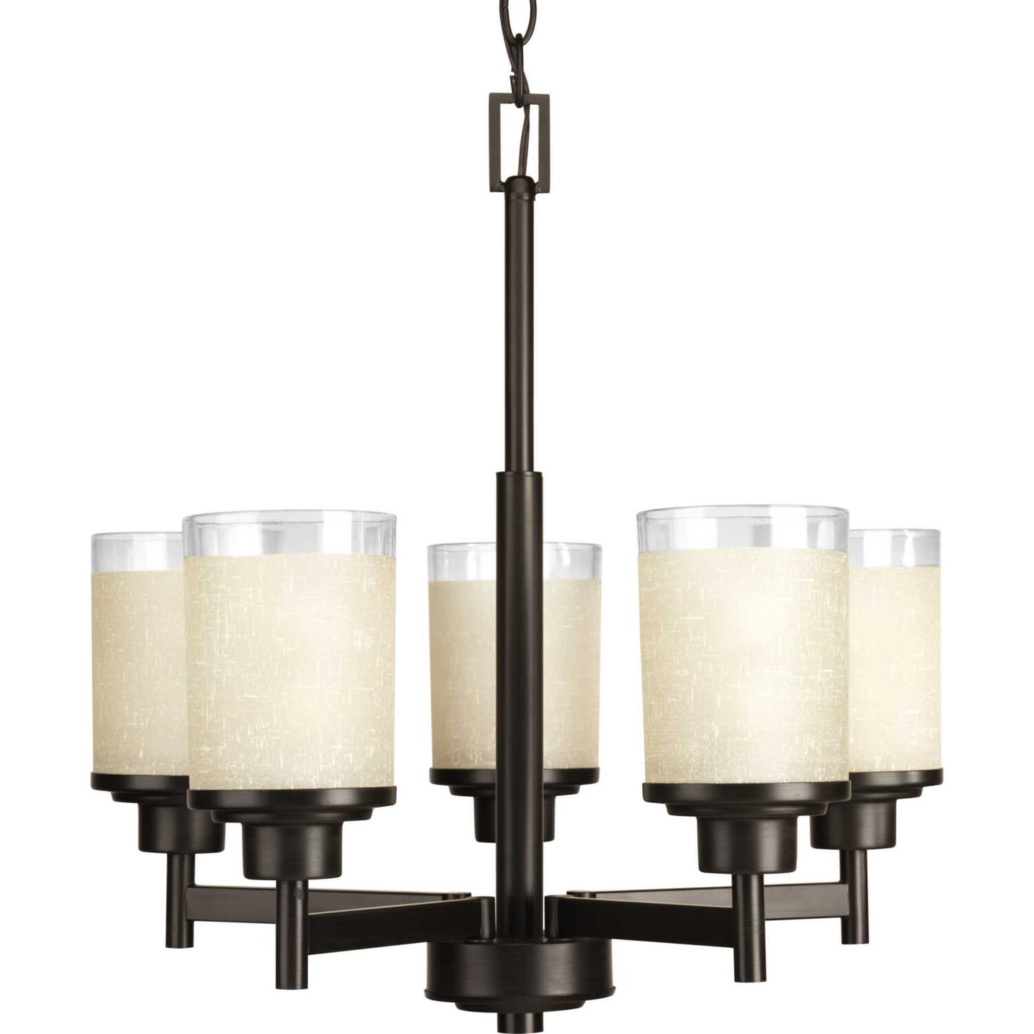 Antique Bronze Five Light Chandelier from the Alexa Collection