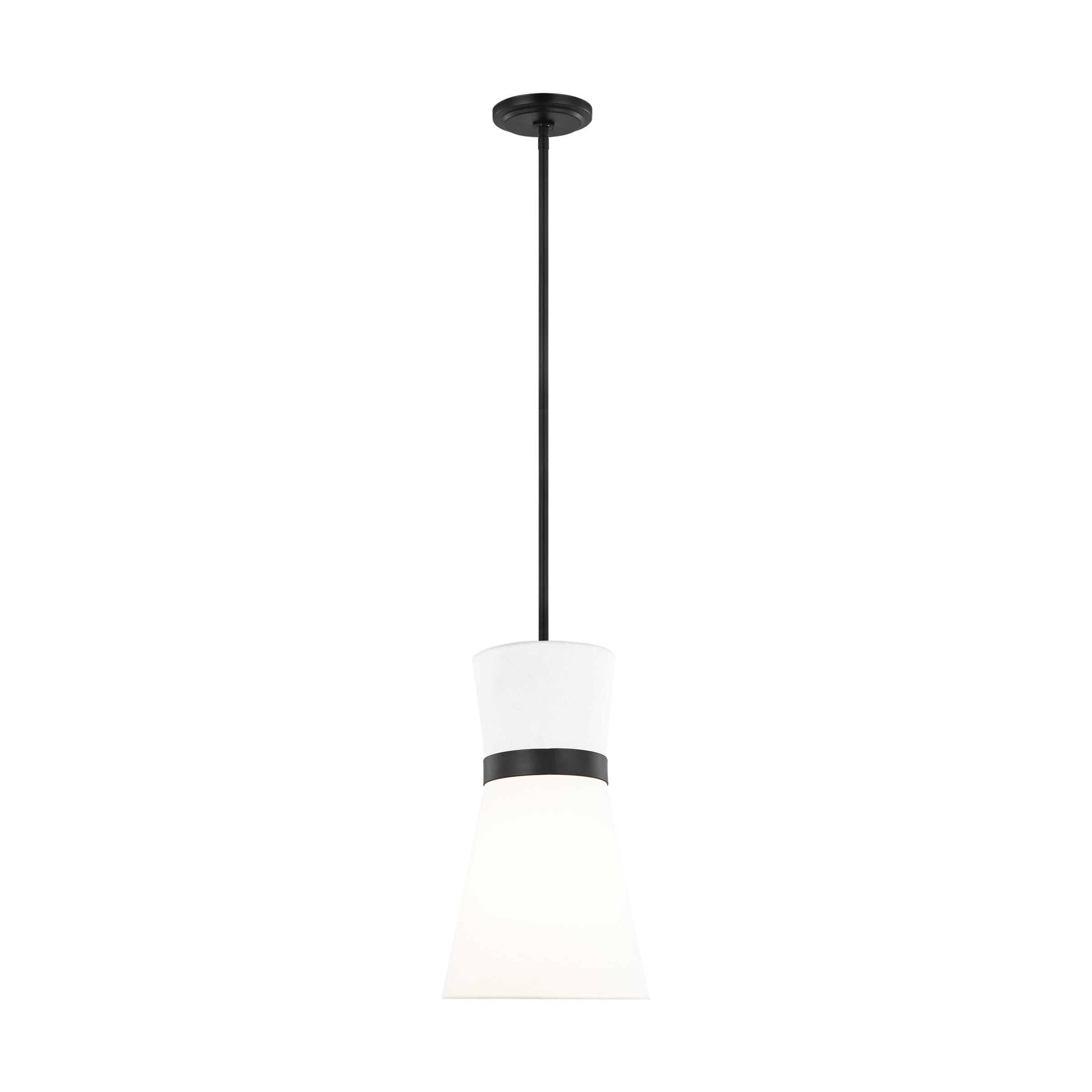 Sea Gull Clark Pendant Light in Midnight Black