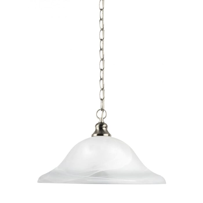 Sea Gull Windgate 9" Pendant Light in Brushed Nickel Sea Gull Windgate 9" Pendant Light in Brushed Nickel
