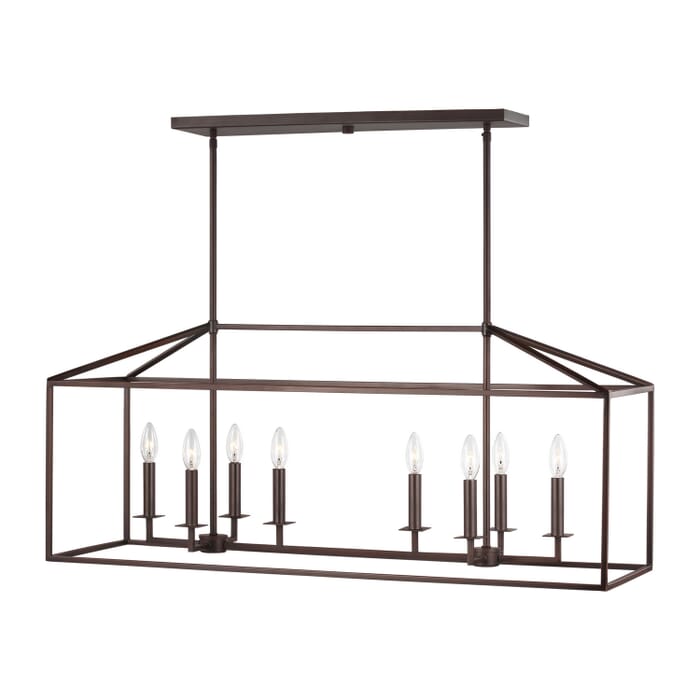 Perryton 8-Light Island Pendant in Bronze Perryton 8-Light Island Pendant in Bronze