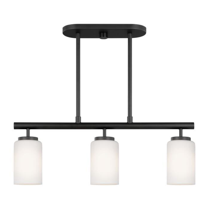 Oslo 3-Light Island Pendant in Midnight Black Oslo 3-Light Island Pendant in Midnight Black