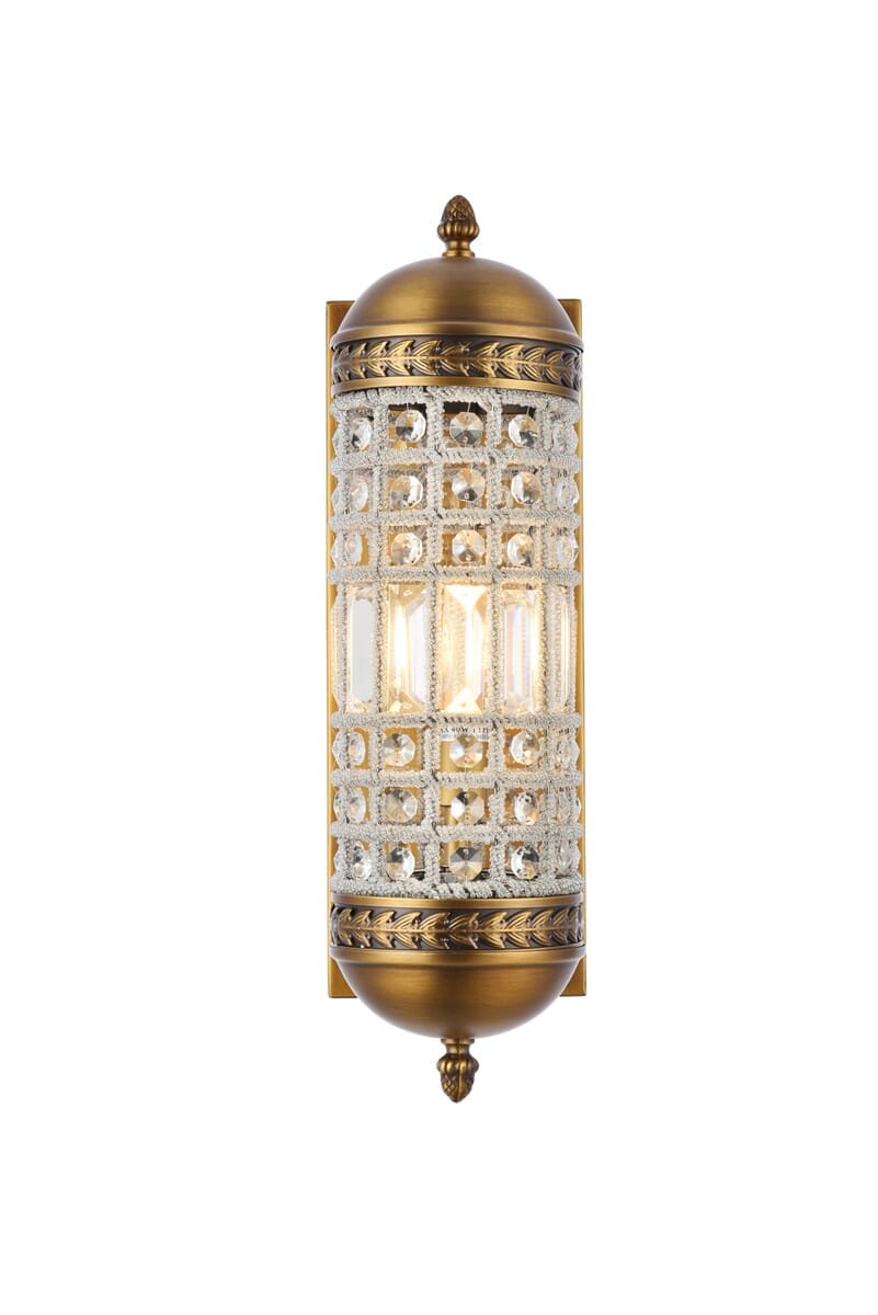 Olivia 1-Light Wall Sconce in French Gold