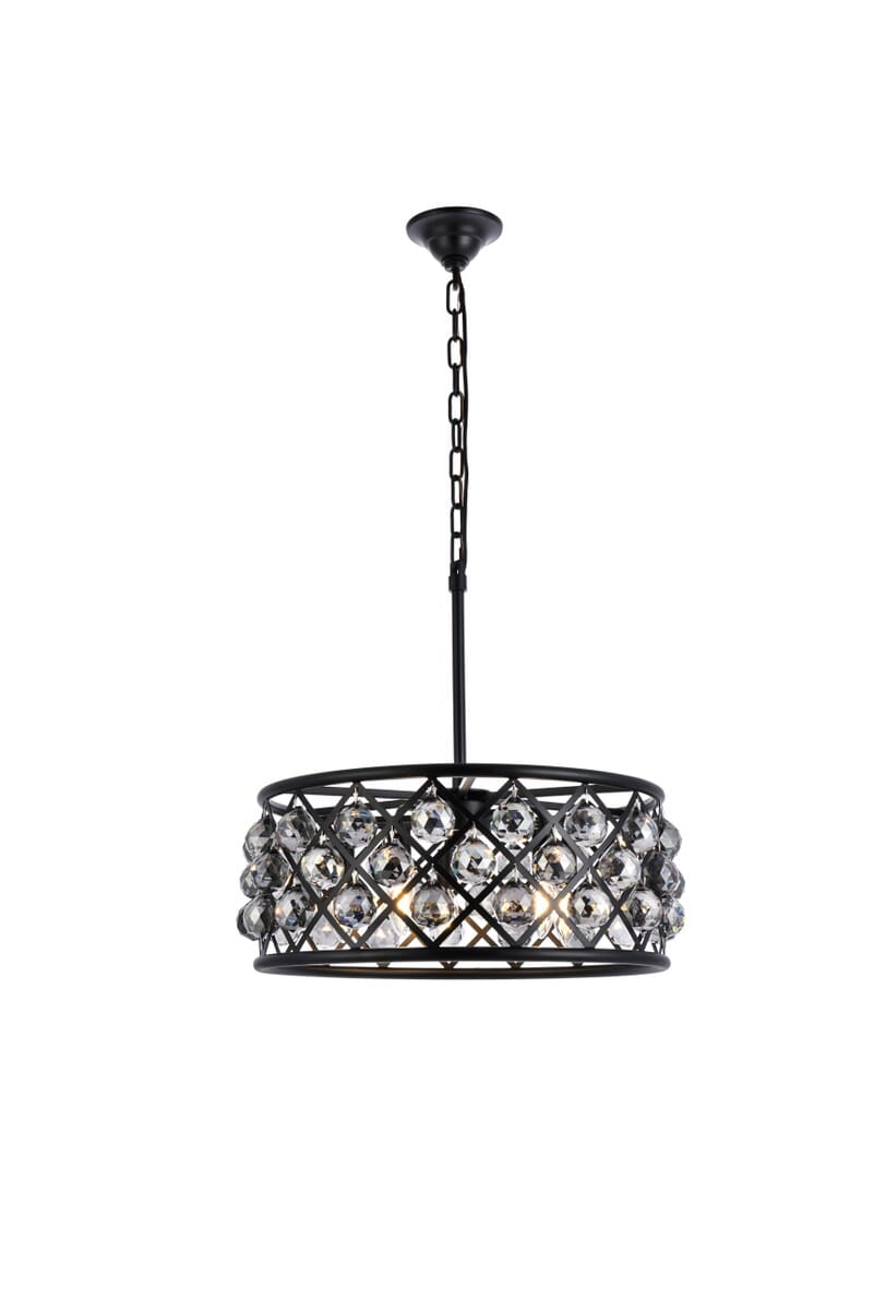 Madison 5-Light Chandelier in Matte Black