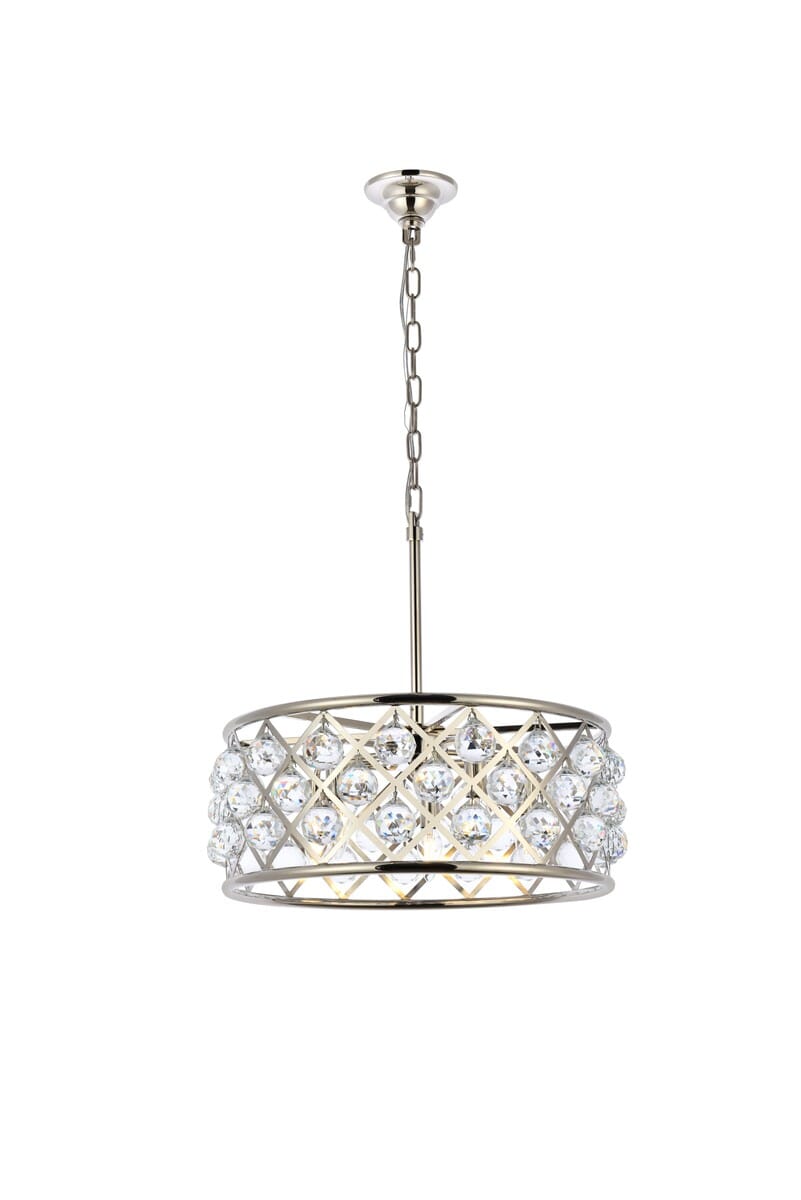Madison 5-Light Chandelier in Polished Nickel