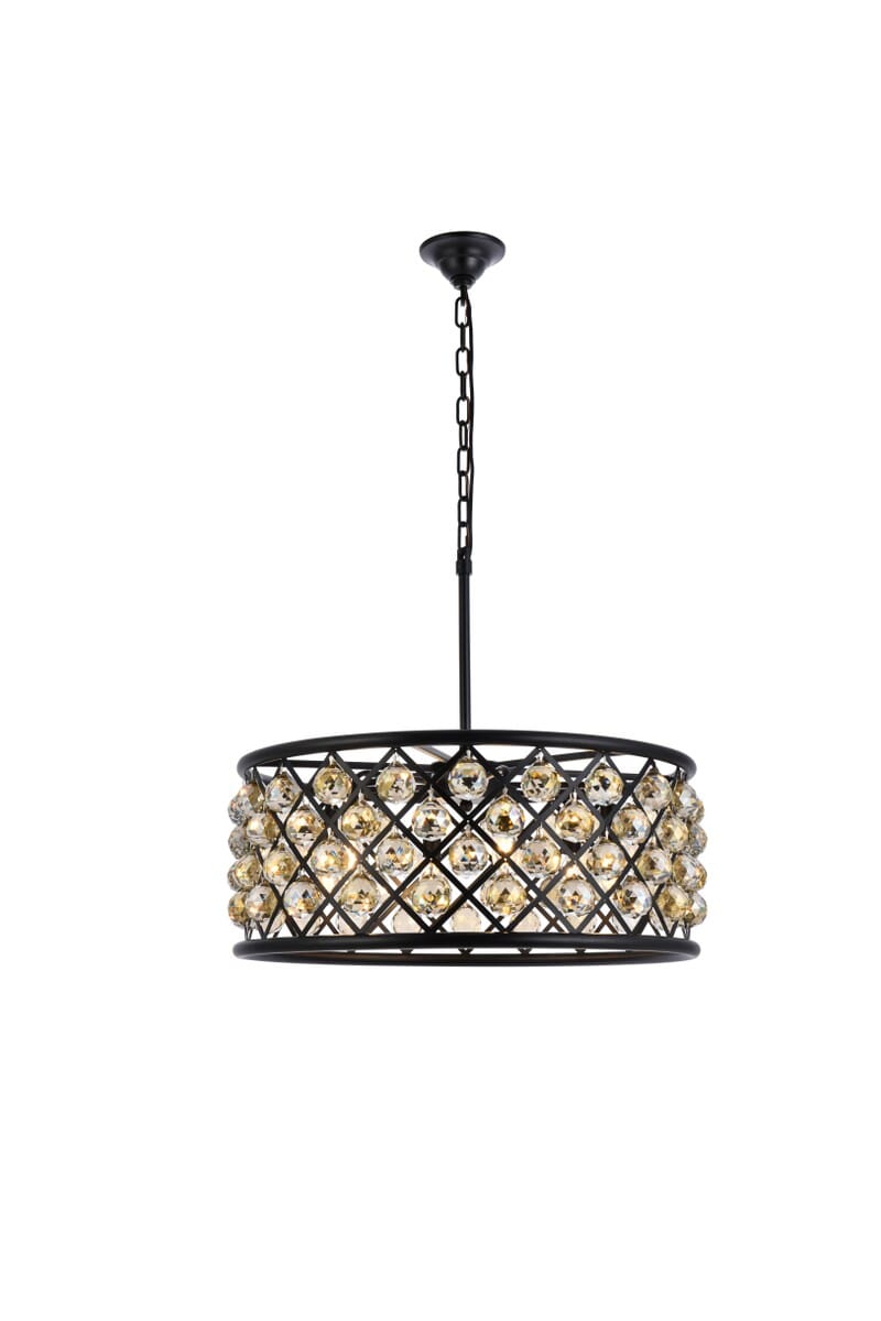 Madison 6-Light Chandelier in Matte Black