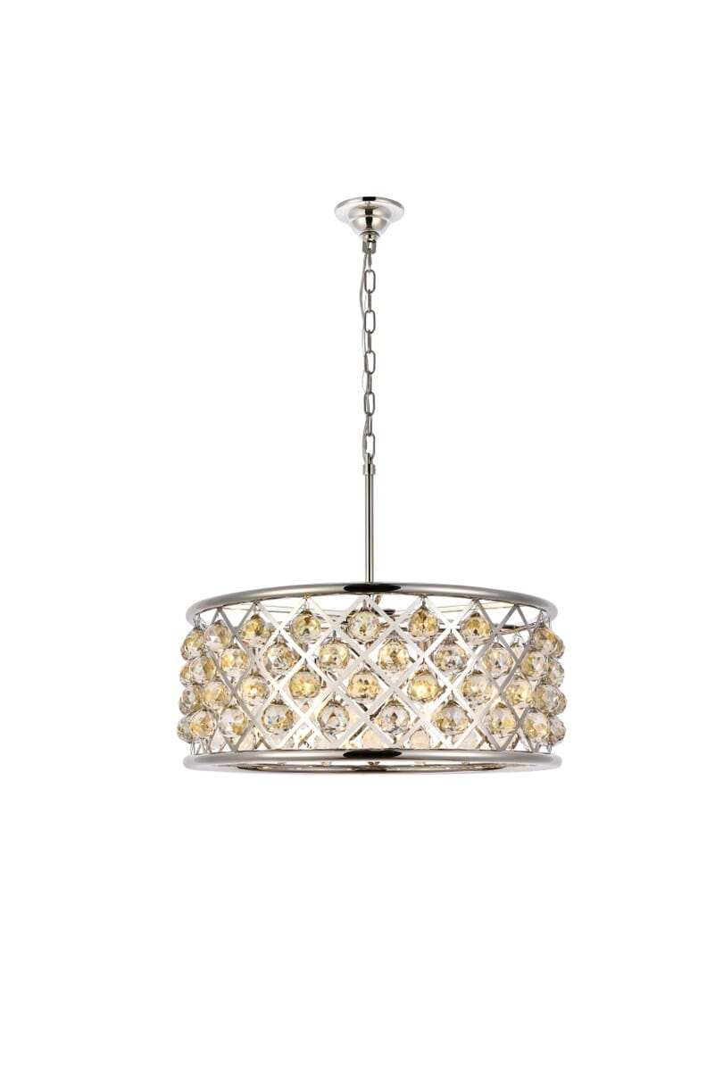 Madison 6-Light Chandelier in Polished Nickel