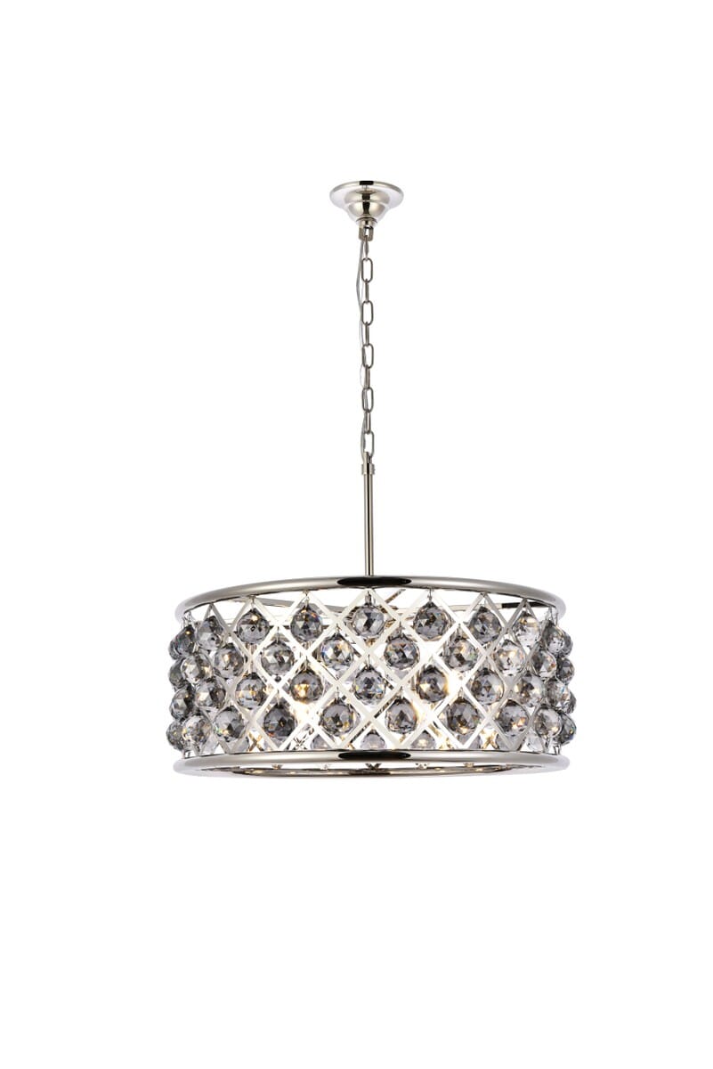 Madison 6-Light Chandelier in Polished Nickel