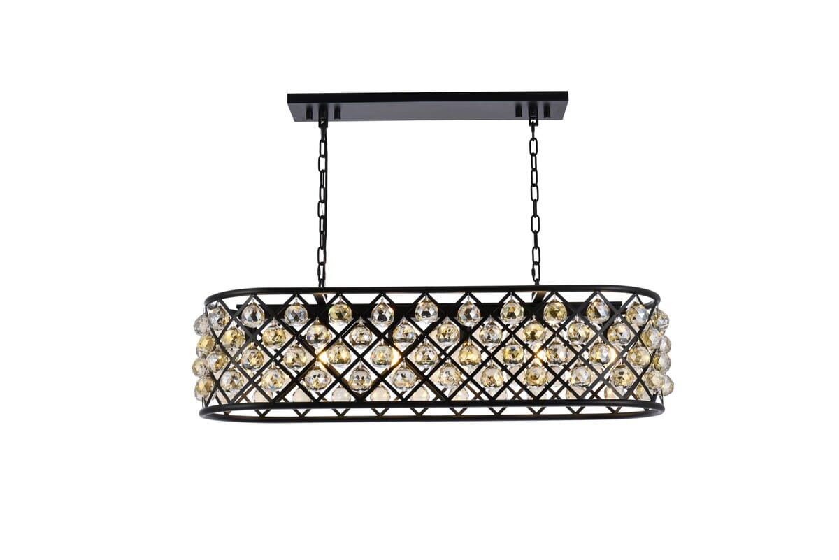 Madison 6-Light Chandelier in Matte Black