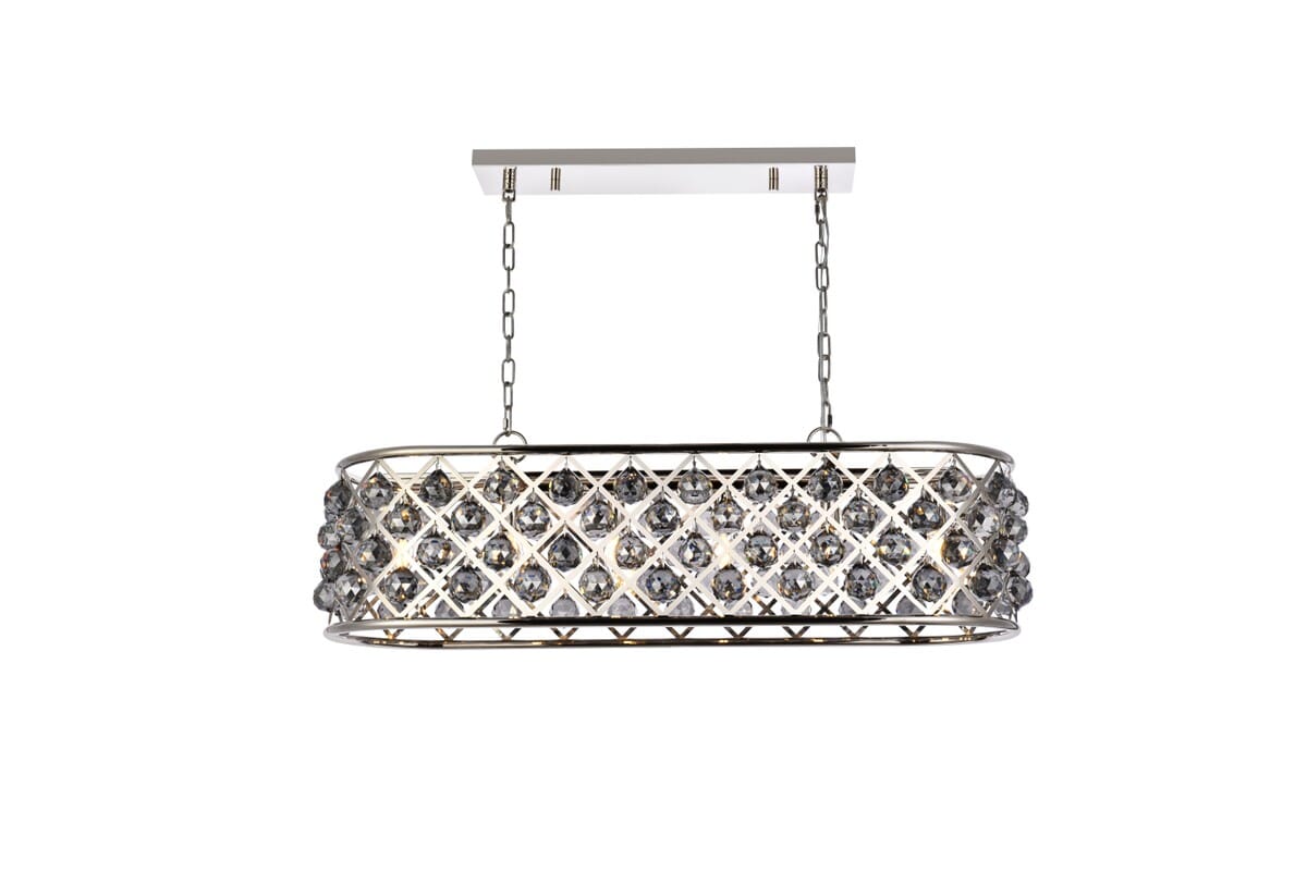 Madison 6-Light Chandelier in Polished Nickel