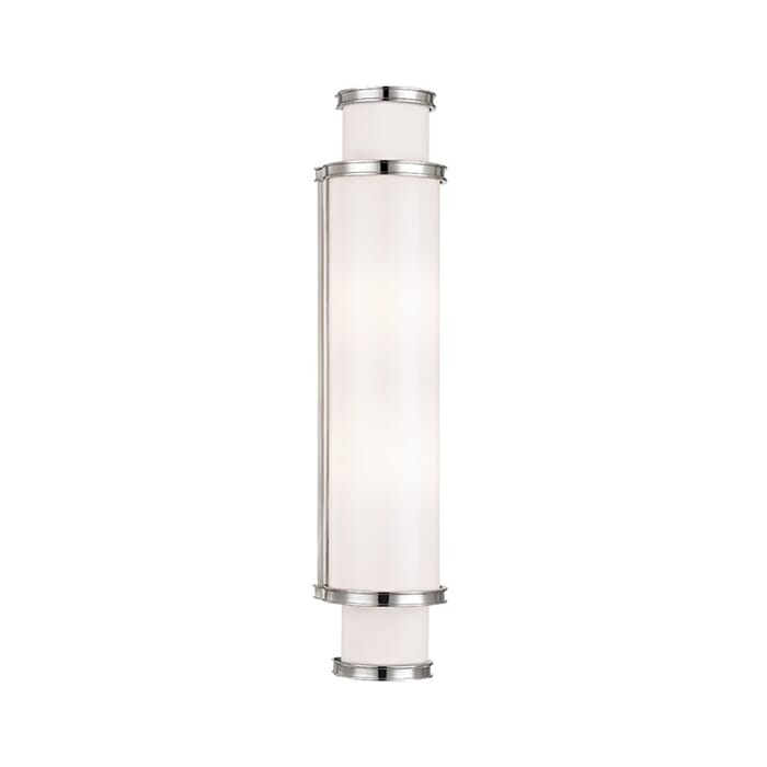 Hudson Valley Malcolm 5" Bathroom Vanity Light in Polished Nickel Hudson Valley Malcolm 5" Bathroom Vanity Light in Polished Nickel