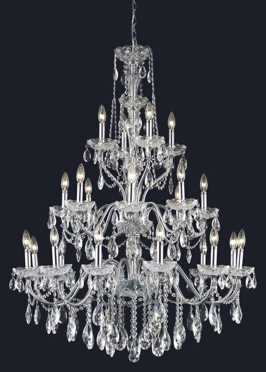 St. Francis 24-Light Chandelier in Chrome