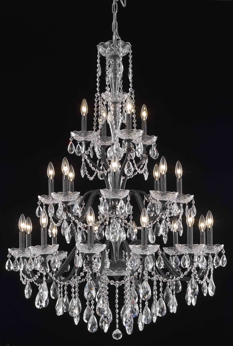 St. Francis 24-Light Chandelier in Dark Bronze