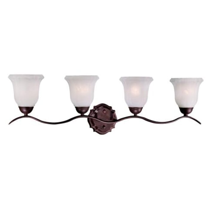 Ambience Marche 4-Light 34" Bathroom Vanity Light in Noble Bronze Ambience Marche 4-Light 34" Bathroom Vanity Light in Noble Bronze