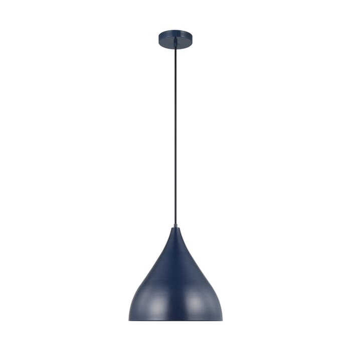Oden 1-Light Pendant in Navy Oden 1-Light Pendant in Navy