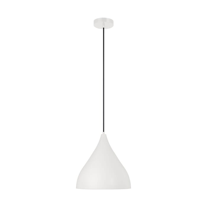 Oden 1-Light LED Pendant in Matte White Oden 1-Light LED Pendant in Matte White