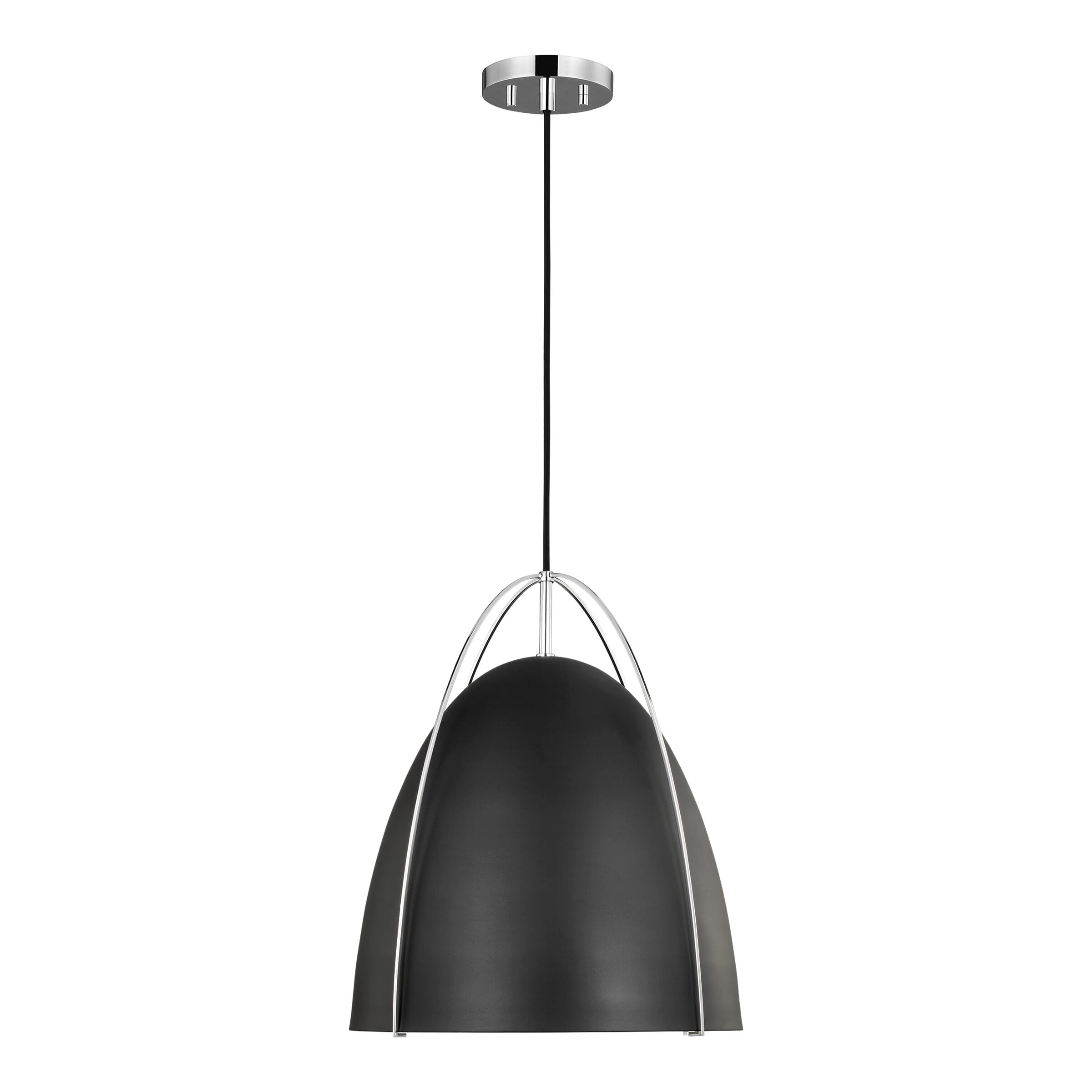 Sea Gull Norman Pendant Light in Chrome