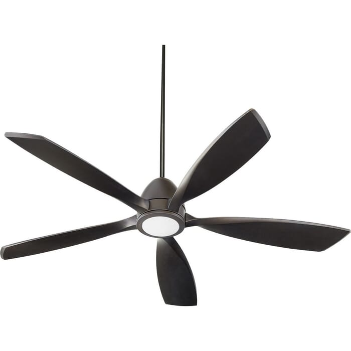 Quorum Holt 56" Indoor Ceiling Fan in Oiled Bronze Quorum Holt 56" Indoor Ceiling Fan in Oiled Bronze