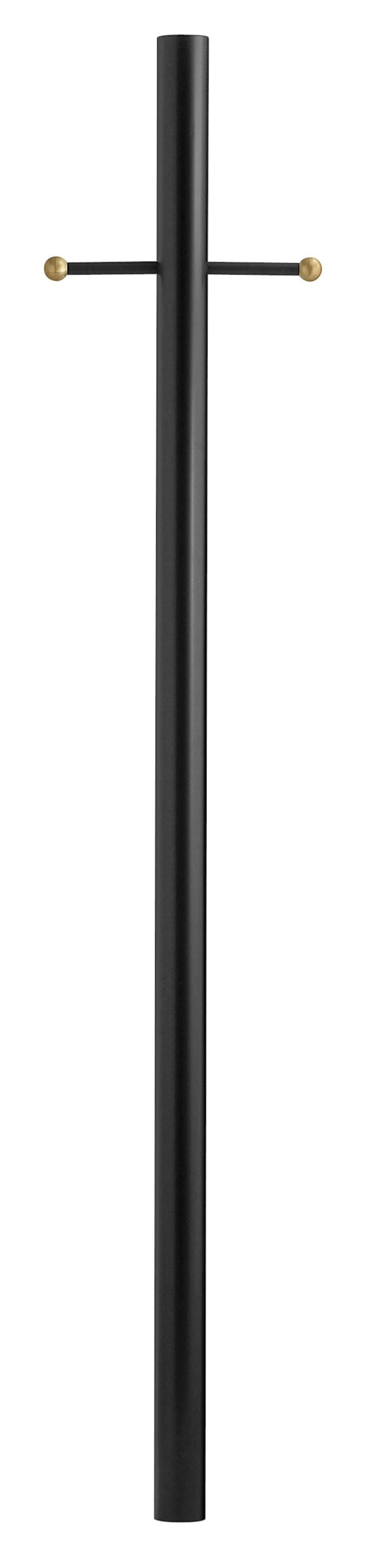Post Direct Burial 84" Post Light Post in Textured Black