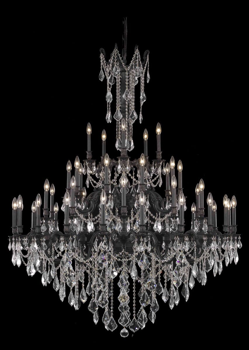 Rosalia 45-Light 4Chandelier in Dark Bronze