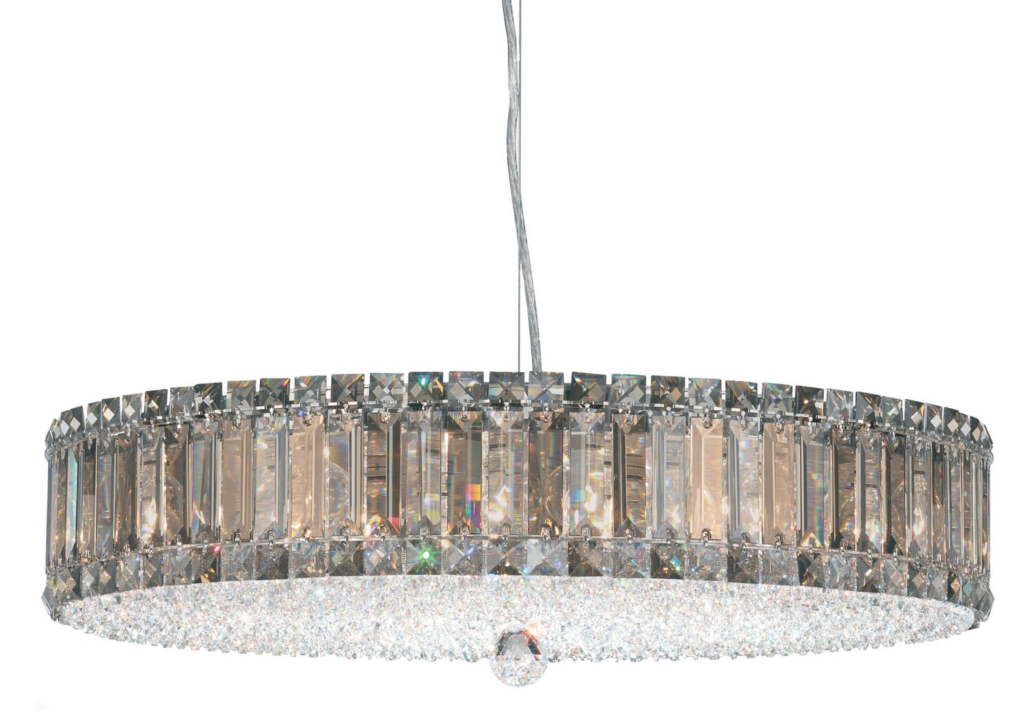Plaza 21-Light Pendant in Stainless Steel