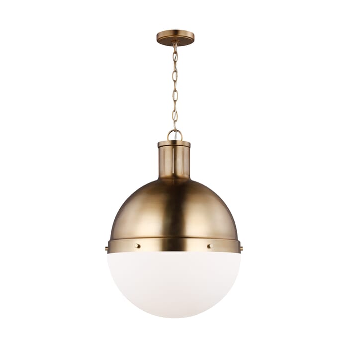 Sea Gull Hanks Pendant Light in Satin Brass Sea Gull Hanks Pendant Light in Satin Brass