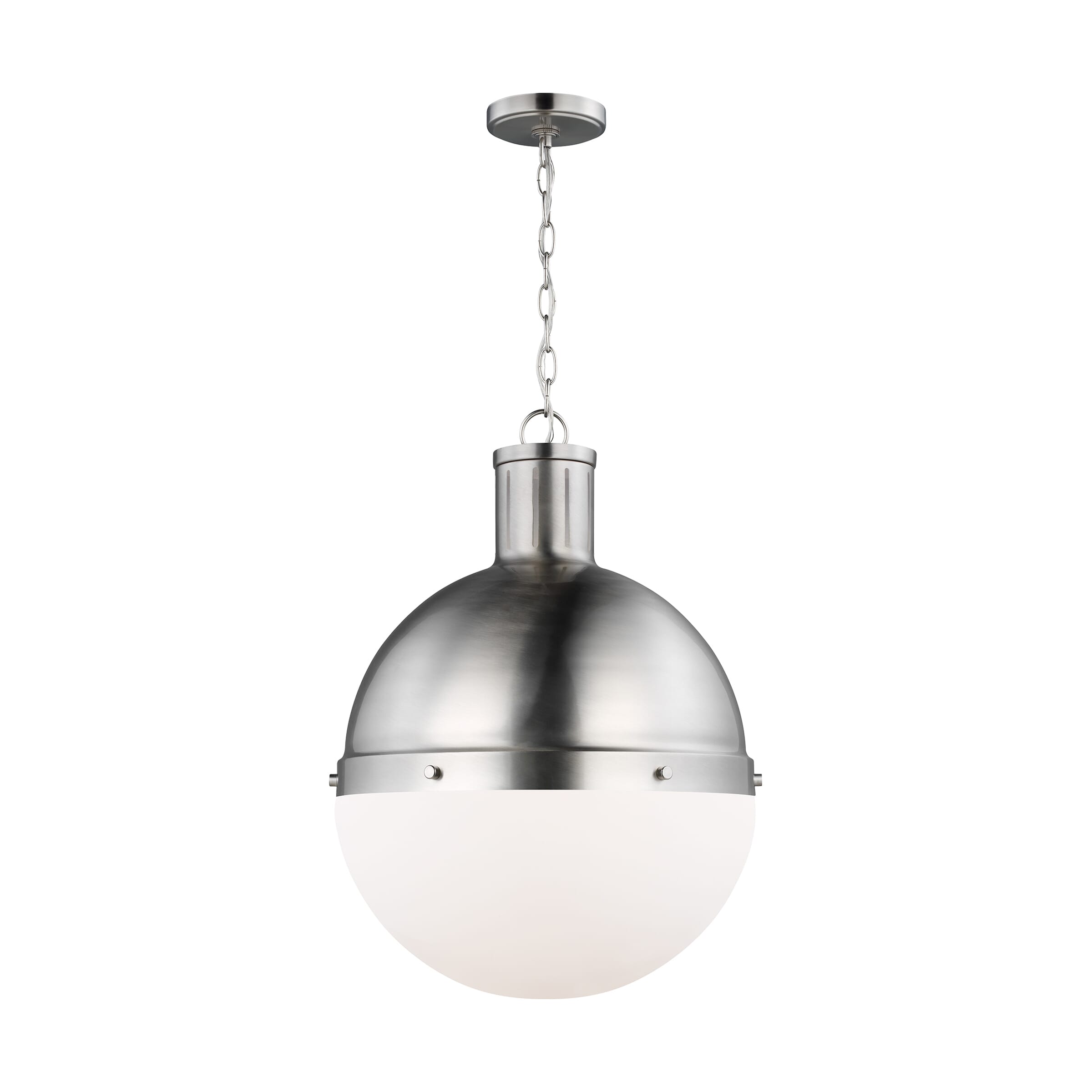 Sea Gull Hanks Pendant Light in Brushed Nickel