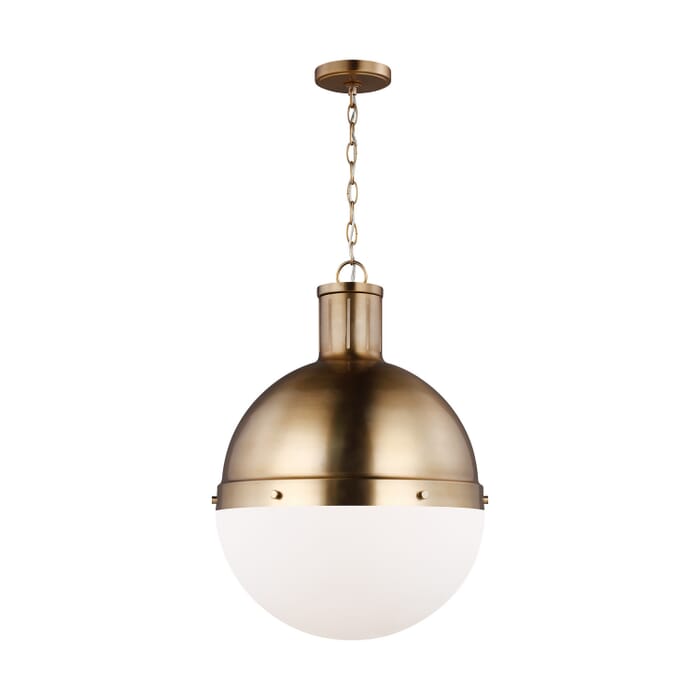 Hanks 1-Light Pendant in Satin Brass Hanks 1-Light Pendant in Satin Brass
