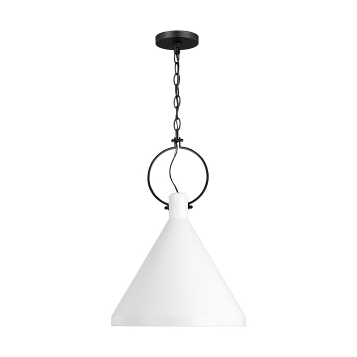 Lyon 1-Light Pendant in Matte White Lyon 1-Light Pendant in Matte White