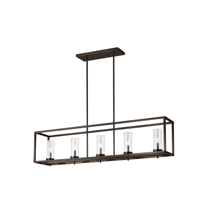 Sea Gull Zire 5-Light Kitchen Island Light in Brushed Oil Rubbed Bronze Sea Gull Zire 5-Light Kitchen Island Light in Brushed Oil Rubbed Bronze
