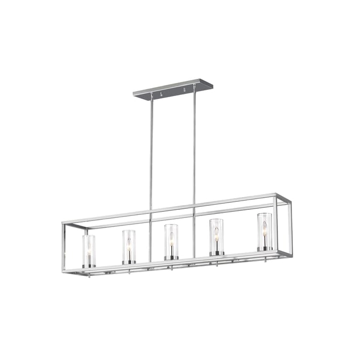 Sea Gull Zire 5-Light LED Kitchen Island Light in Chrome Sea Gull Zire 5-Light LED Kitchen Island Light in Chrome