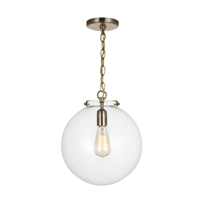 Sea Gull Kate LED Pendant Light in Satin Brass Sea Gull Kate LED Pendant Light in Satin Brass