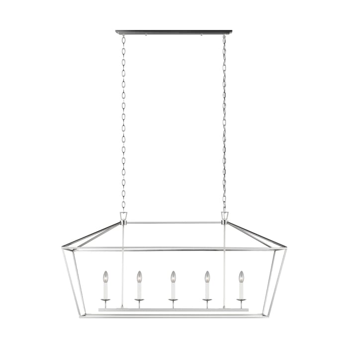 Sea Gull Dianna 5-Light Transitional Chandelier in Brushed Nickel Sea Gull Dianna 5-Light Transitional Chandelier in Brushed Nickel