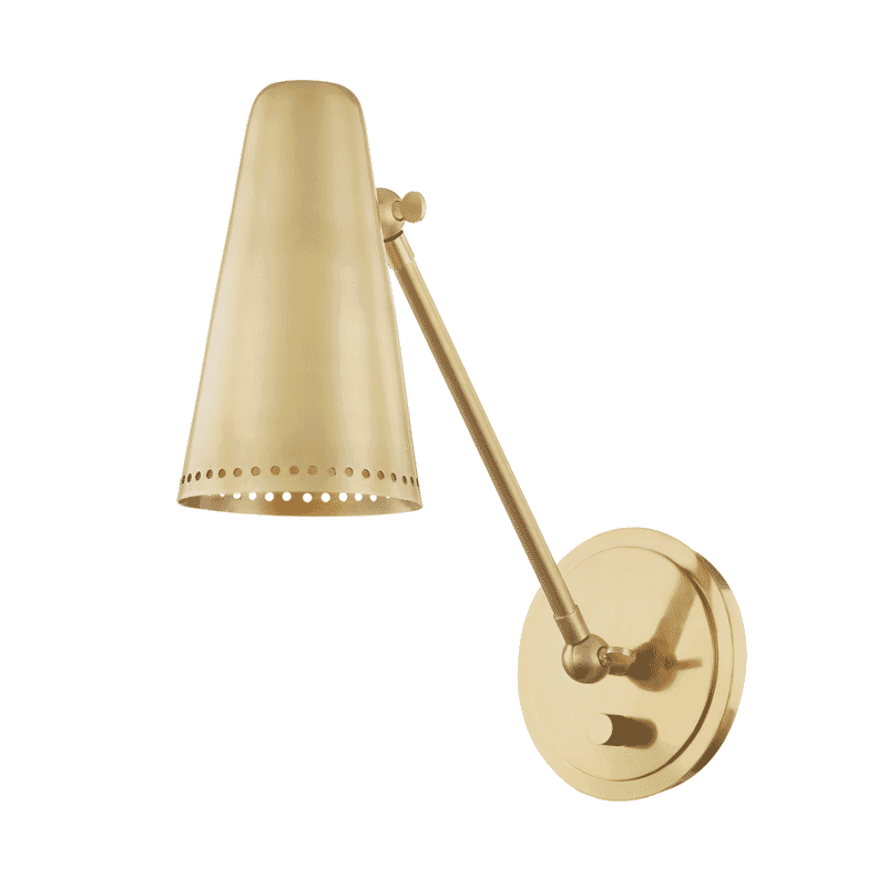 Hudson Valley 6731-AGB Easley 1 Light 5.5 inch Aged Brass Wall Sconce Wall Light