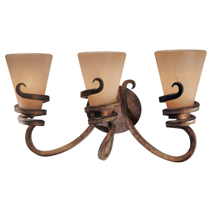 Minka Lavery Tofino 3-Light Bathroom Vanity Light in Tofino Bronze Minka Lavery Tofino 3-Light Bathroom Vanity Light in Tofino Bronze