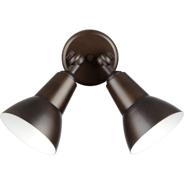 Quorum Transitional 2-Light 12" Landscape Lighting/Flood Light in Oiled Bronze Quorum Transitional 2-Light 12" Landscape Lighting/Flood Light in Oiled Bronze