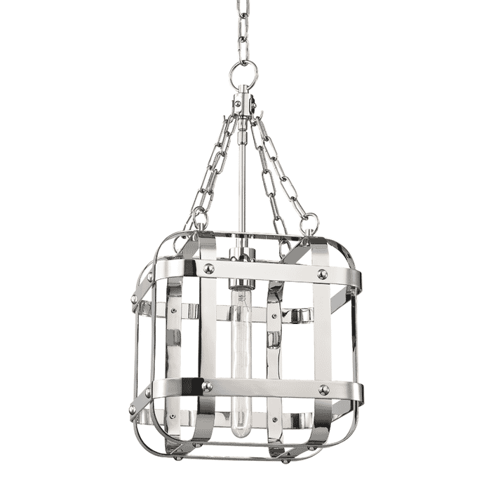 Hudson Valley Colchester 24" Pendant Light in Polished Nickel Hudson Valley Colchester 24" Pendant Light in Polished Nickel