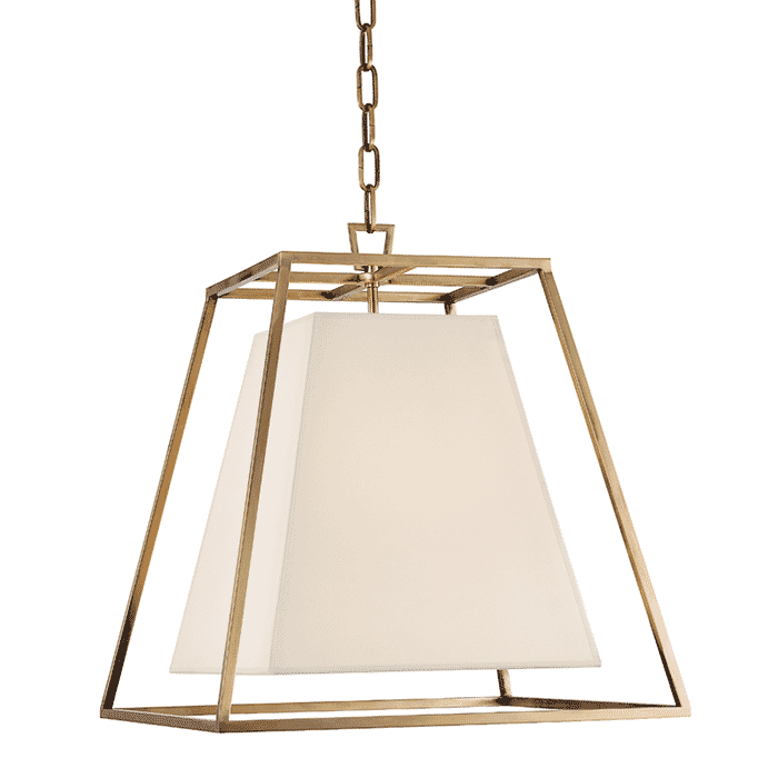 Hudson Valley Kyle 4-Light 19" Pendant Light in Aged Brass Hudson Valley Kyle 4-Light 19" Pendant Light in Aged Brass