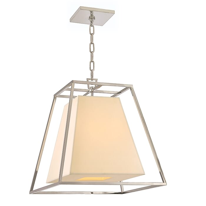 Hudson Valley Kyle 4-Light 19" Pendant Light in Polished Nickel Hudson Valley Kyle 4-Light 19" Pendant Light in Polished Nickel