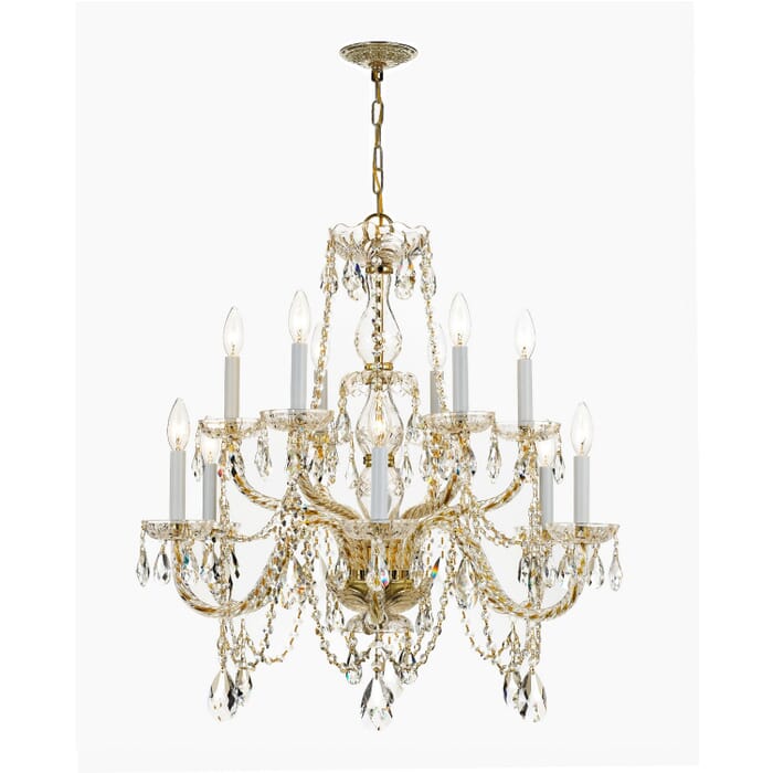 12 Light Chandelier by Crystorama 12 Light Chandelier by Crystorama
