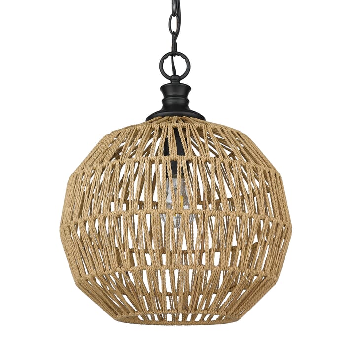 Golden Florence Pendant Light in Matte Black Golden Florence Pendant Light in Matte Black