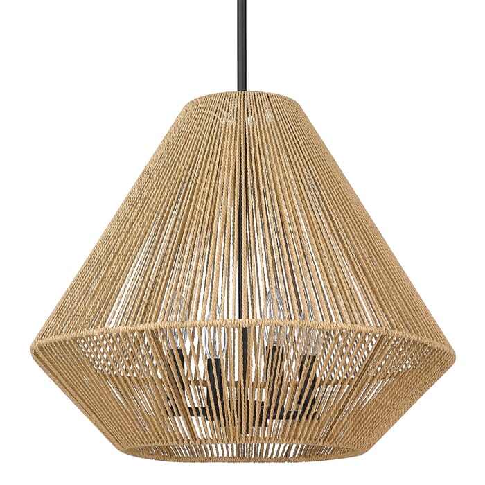 Golden Valentina 4-Light Pendant Light in Matte Black Golden Valentina 4-Light Pendant Light in Matte Black