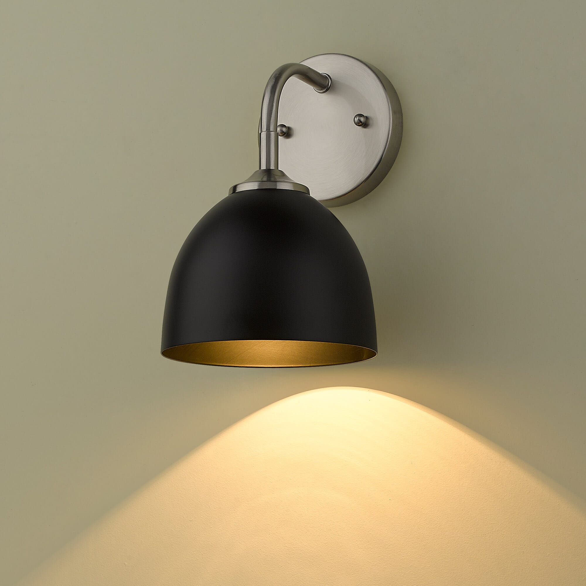 Golden Zoey Wall Sconce in Pewter