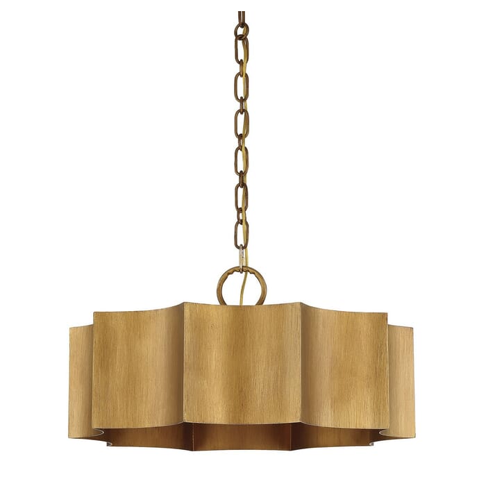 Savoy House Shelby 3-Light Pendant in Gold Patina Savoy House Shelby 3-Light Pendant in Gold Patina