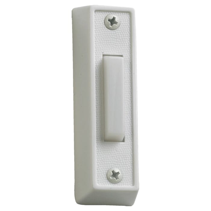 Quorum Door Chime Button in White Quorum Door Chime Button in White