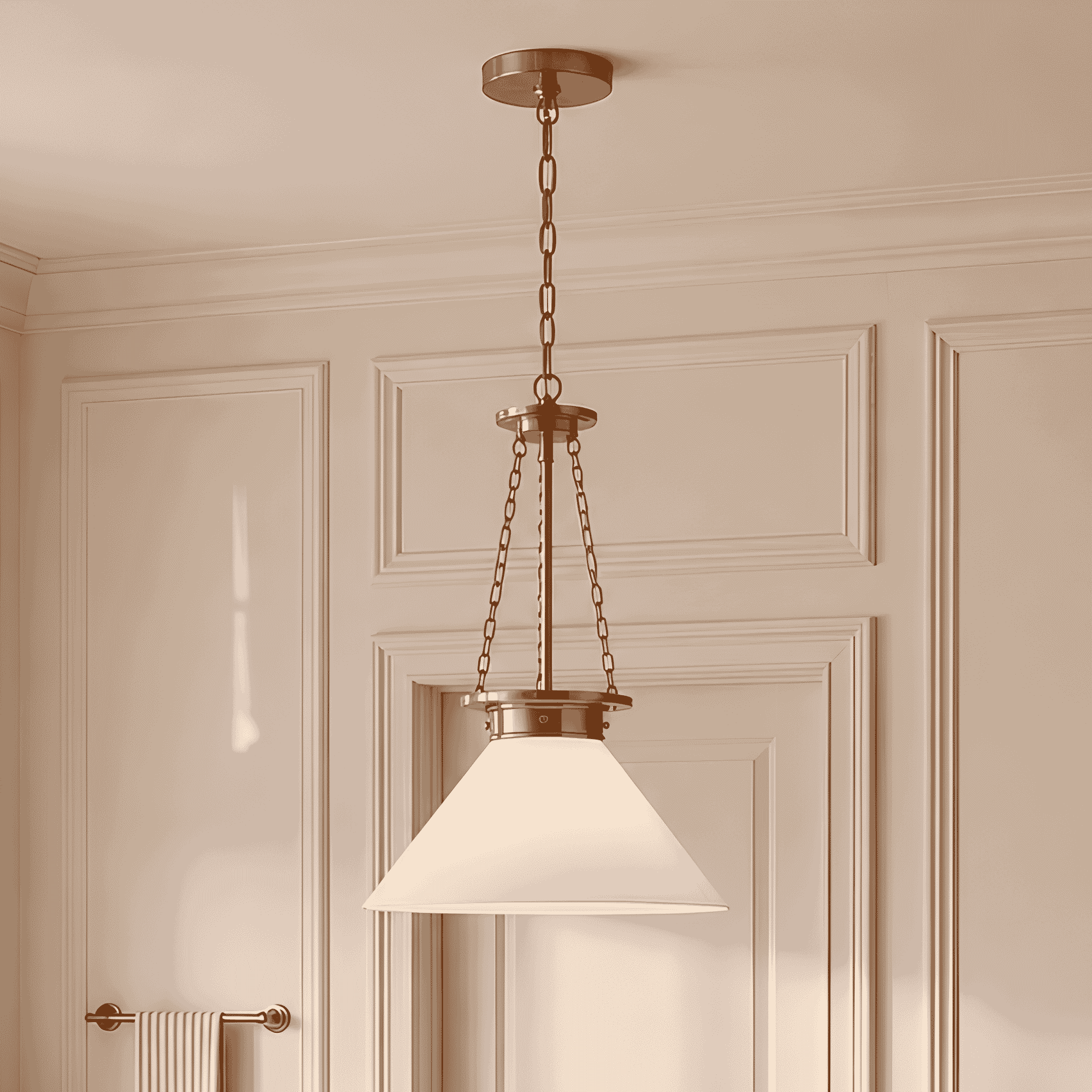 Myers 1-Light Pendant in Warm Brass