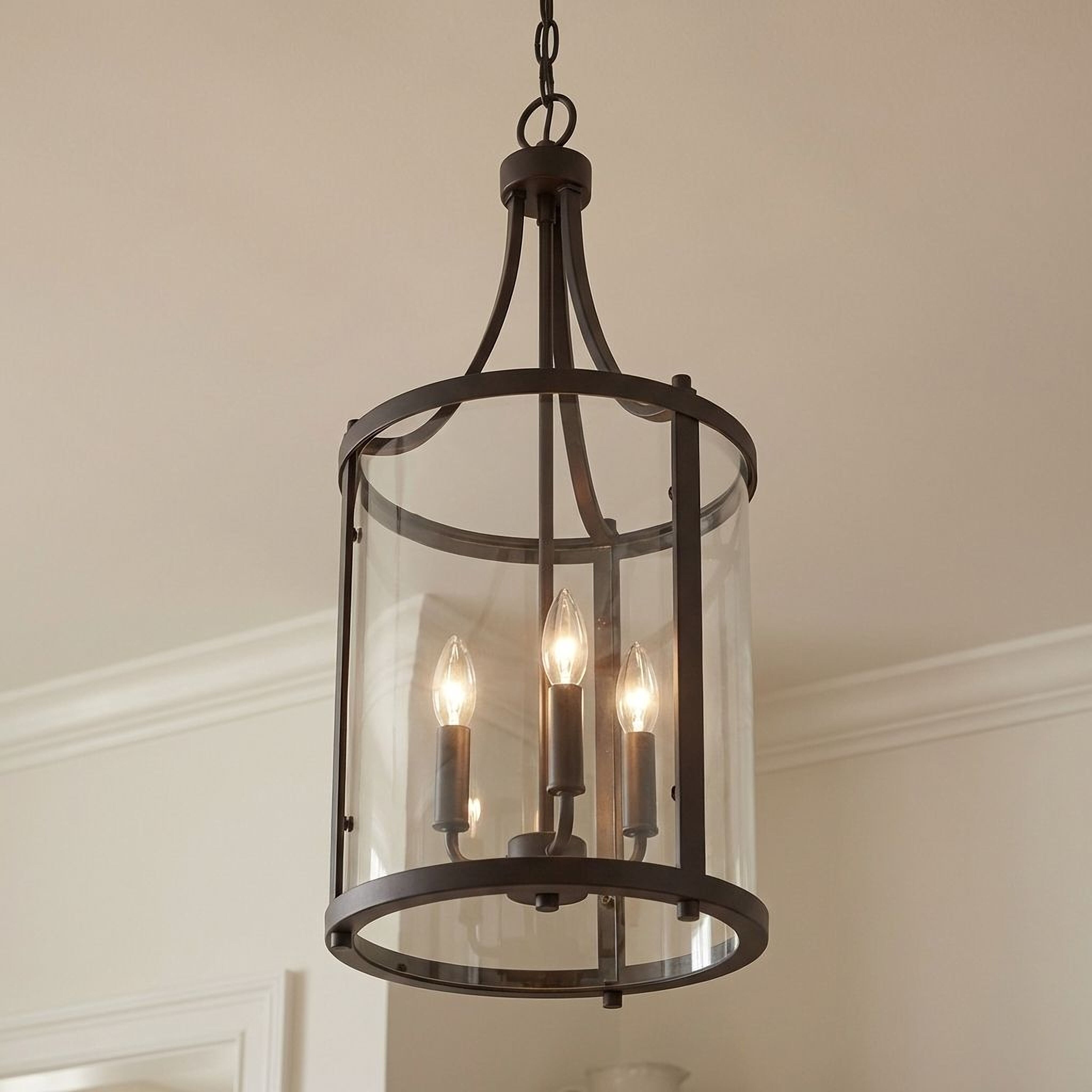 Penrose 3-Light Pendant in English Bronze