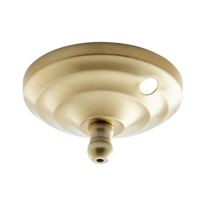 Quorum 4" Ceiling Fan Light Kit in Aged Brass Quorum 4" Ceiling Fan Light Kit in Aged Brass